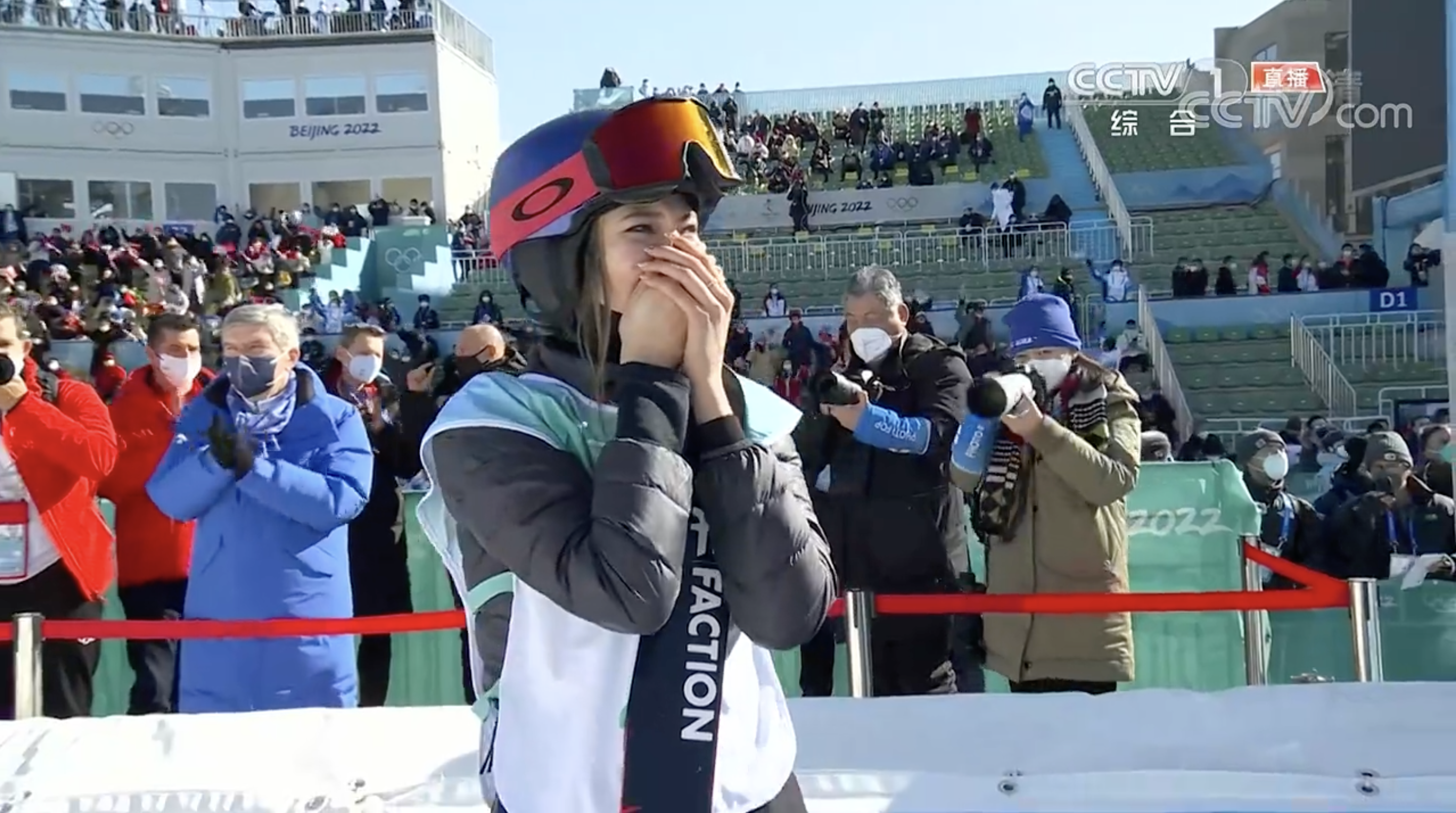 China’s Eileen Gu Scores Olympic Gold in Freeski Big Air Finals